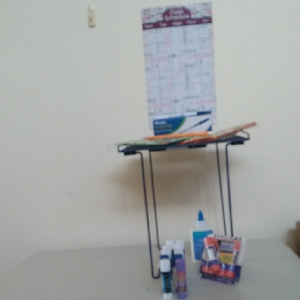 C-NWT Locker Shelf+Magnetic Mirror, Magnetic Class Shedule,15Glue Sticks- Bundle